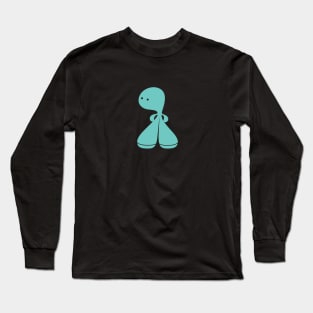 Propeller Guy - Teal Long Sleeve T-Shirt